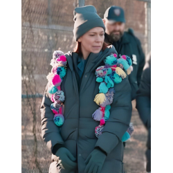 Elsbeth Carrie Preston Gray Puffer Jacket